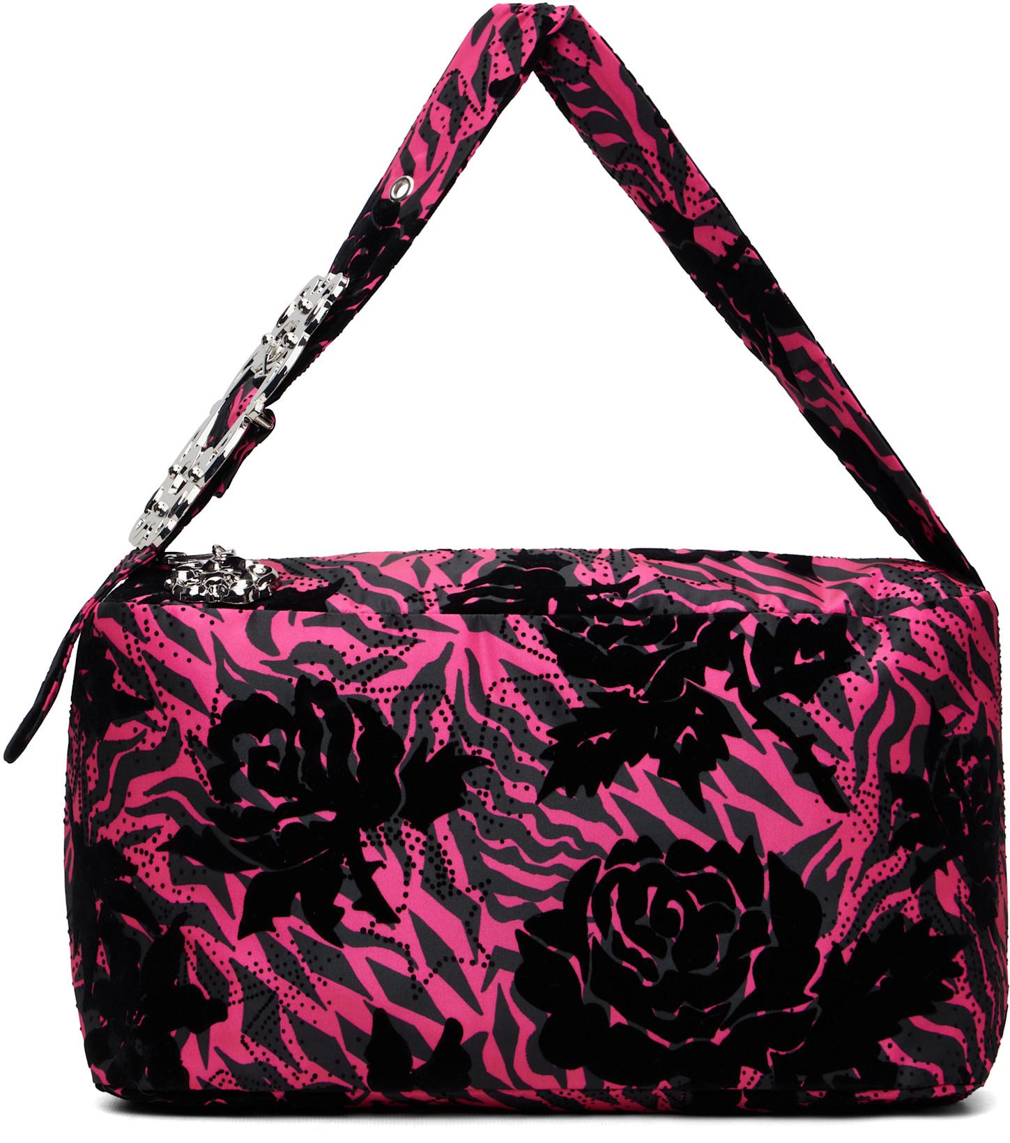Pink Tigey Taffeta Bag by CHOPOVA LOWENA