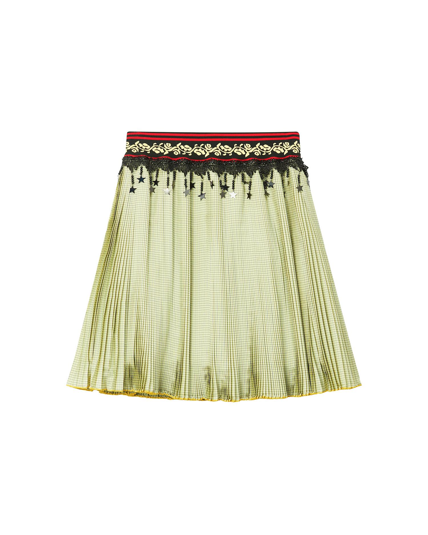 Stacey knitted pleated knee skirt by CHOPOVA LOWENA