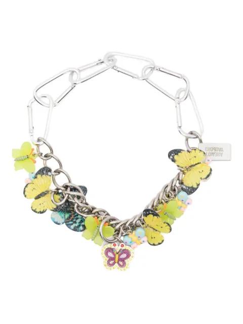 butterfly-charm necklace by CHOPOVA LOWENA
