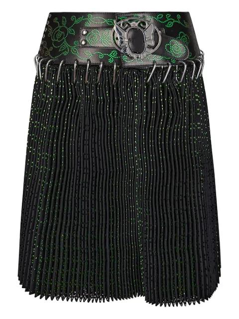 carabiner pleated skirt by CHOPOVA LOWENA