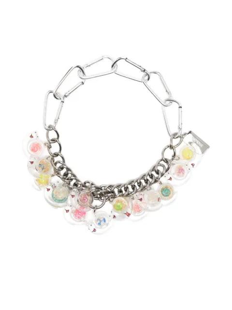 snail-charm curb-chain necklace by CHOPOVA LOWENA