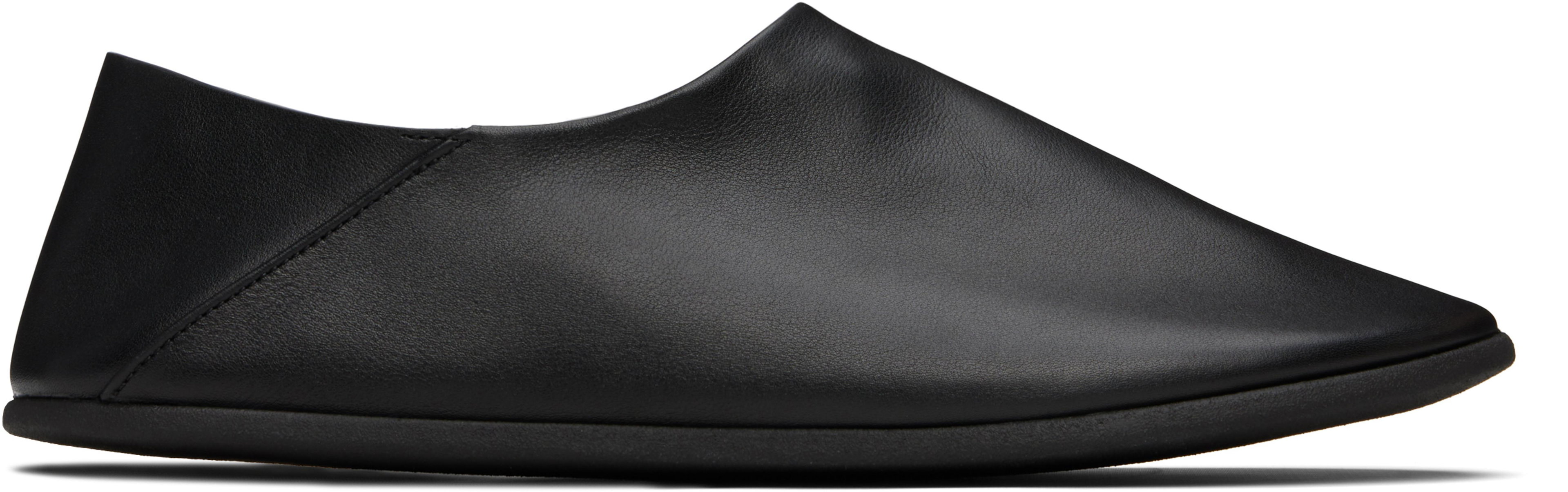 Black Big Bootie Mule Loafers by CHRISTEN