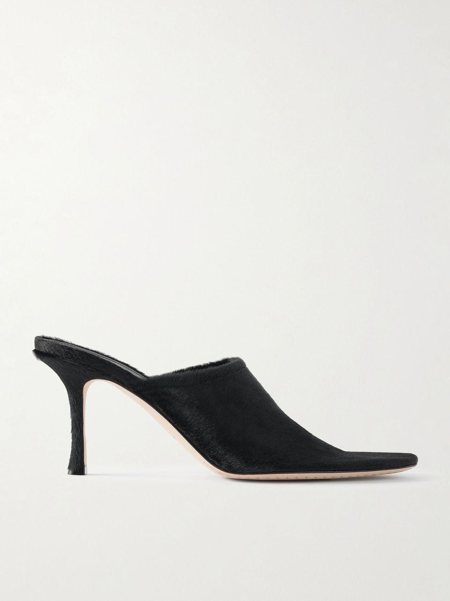 Elipse calf hair mules by CHRISTEN