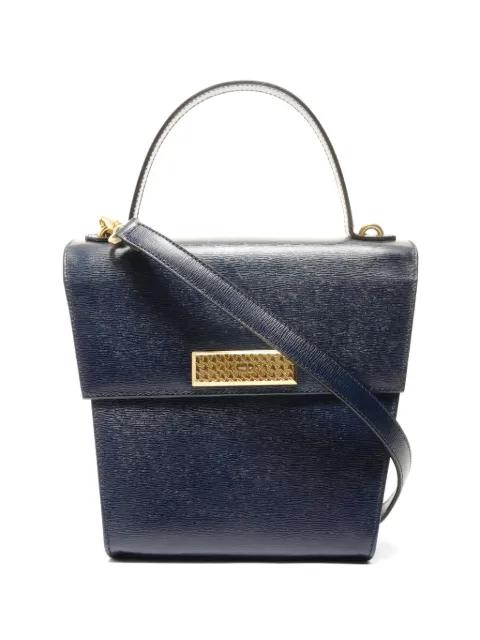 1990-2000s Logo Plate tote bag by CHRISTIAN DIOR 