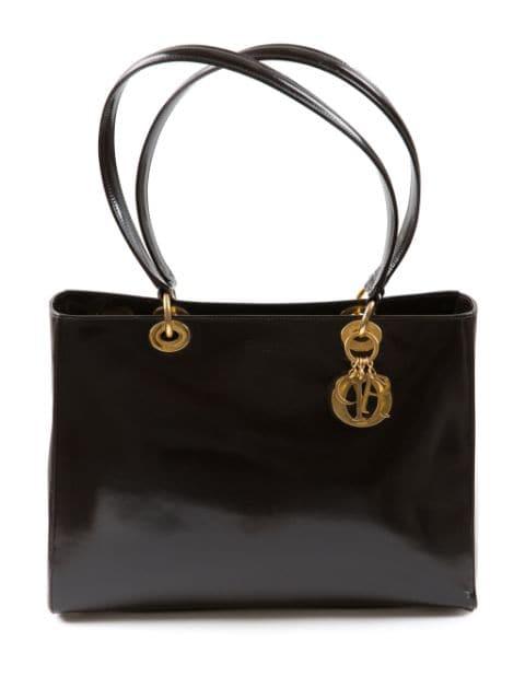 1990s large Lady Dior tote bag by CHRISTIAN DIOR 