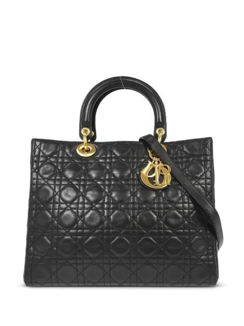 1997 Lady Dior Cannage tote bag by CHRISTIAN DIOR 