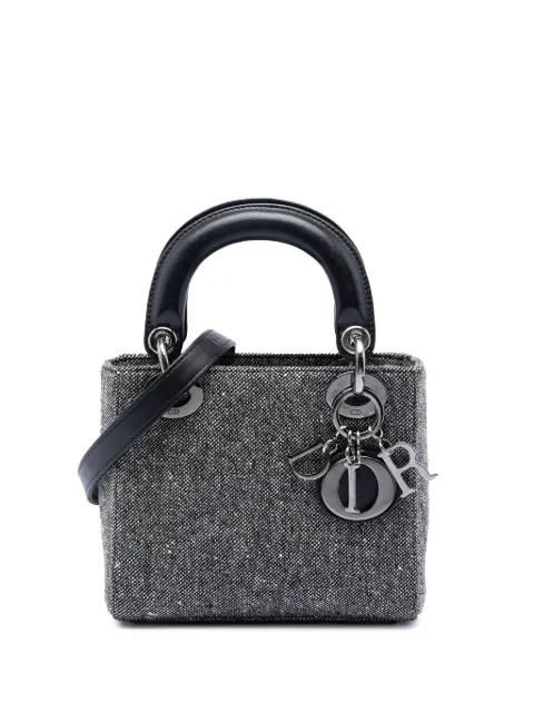 1998 Mini Tweed Lady Dior satchel by CHRISTIAN DIOR 