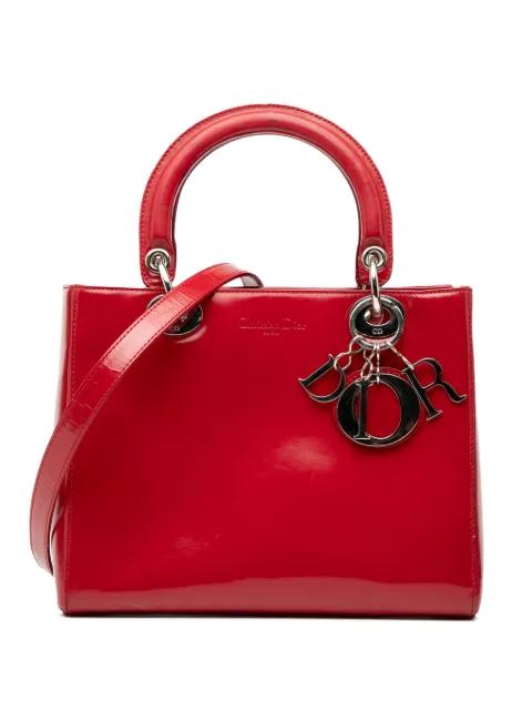 2000-2025 Medium Patent Lady Dior satchel by CHRISTIAN DIOR 