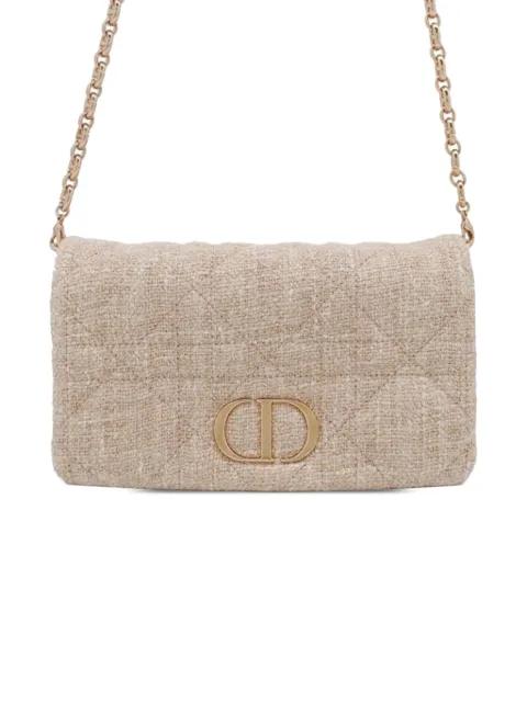 2000-2025 Small Tweed Macrocannage Caro Bag crossbody bag by CHRISTIAN DIOR 