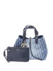 2000-2026 Medium Oblique Denim Toujours tote bag by CHRISTIAN DIOR 