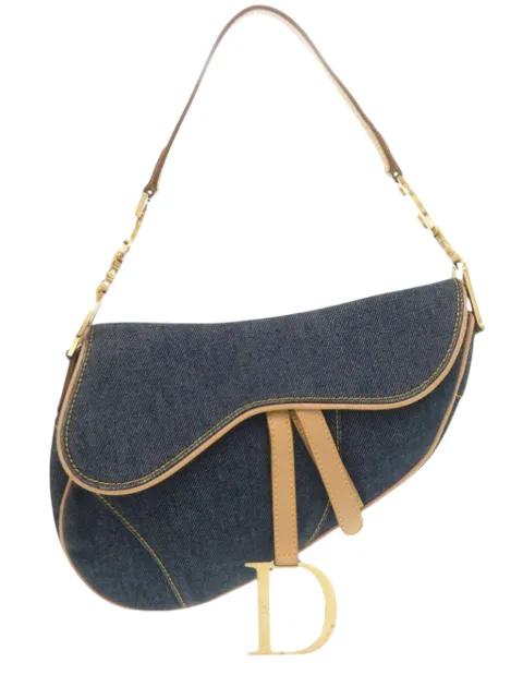 2000 Denim Saddle Bag shoulder bag by CHRISTIAN DIOR 