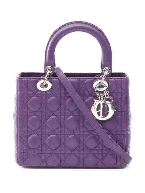2000s Lady Dior quilted leather handbag by CHRISTIAN DIOR 