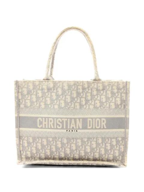 2000s medium Book Tote canvas handbag by CHRISTIAN DIOR 