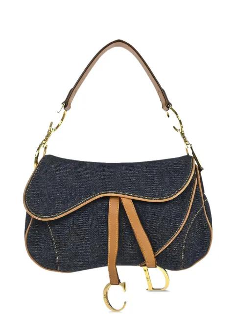 2001 Saddle denim shoulder bag by CHRISTIAN DIOR 