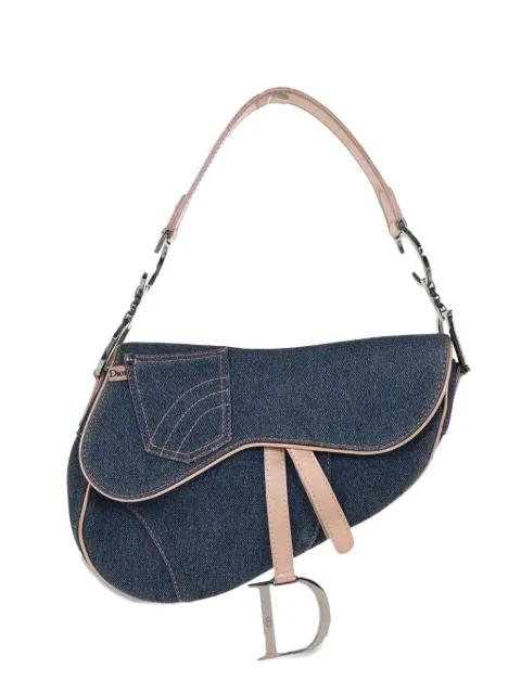 2002 Saddle denim handbag by CHRISTIAN DIOR 