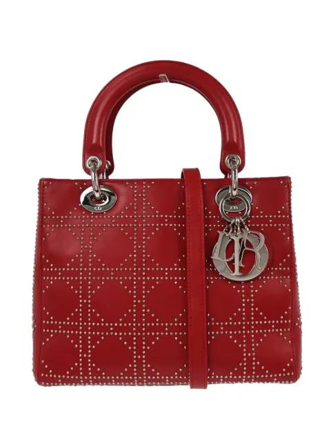 2003 Cannage studded Lady Dior handbag by CHRISTIAN DIOR 