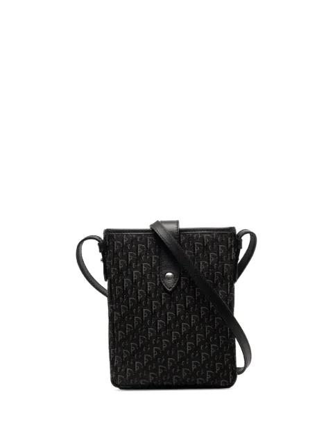 2003 Diorissimo Trotter Canvas Phone Case crossbody bag by CHRISTIAN DIOR 