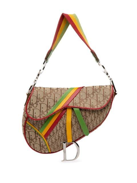 2004 Diorissimo Rasta Saddle shoulder bag by CHRISTIAN DIOR 