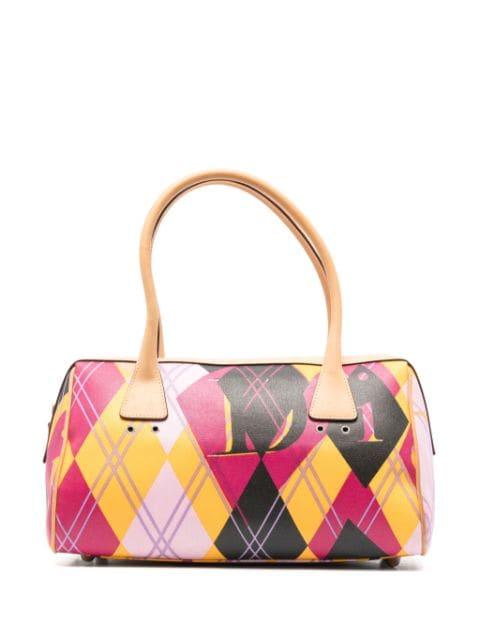2004 Golfer Harlequin tote bag by CHRISTIAN DIOR 