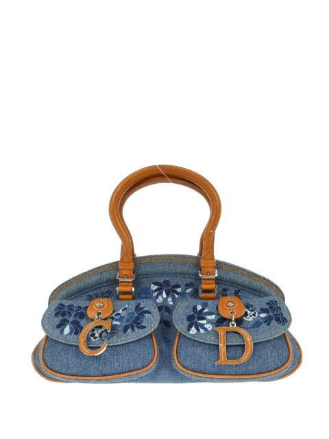 2005 Detective floral-embroidered tote bag by CHRISTIAN DIOR 