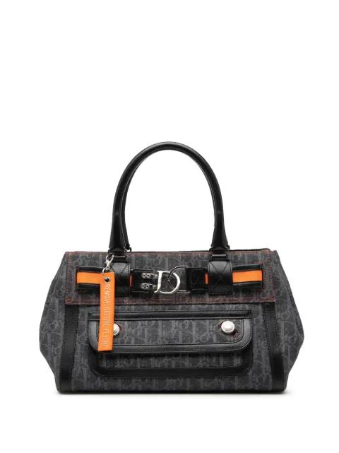 2005 Diorissimo Trotter Denim Flight Handle Bag tote bag by CHRISTIAN DIOR 