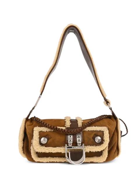 2005 shearling flight handbag by CHRISTIAN DIOR 