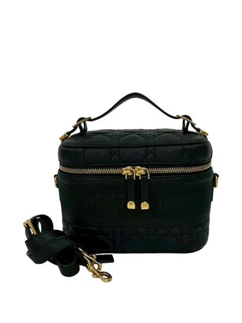 2010-2025 Small Lambskin Cannage DiorTravel Vanity Case satchel by CHRISTIAN DIOR 
