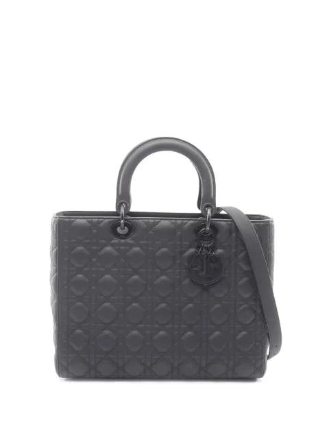 2010-2026 Large Lambskin Cannage Lady Dior satchel by CHRISTIAN DIOR 2010-2026 Large Lambskin Cannage Lady Dior satchel by CHRISTIAN DIOR