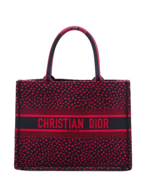 2010-2026 Medium Canvas Pop Hearts I Love Paris Book tote bag by CHRISTIAN DIOR 