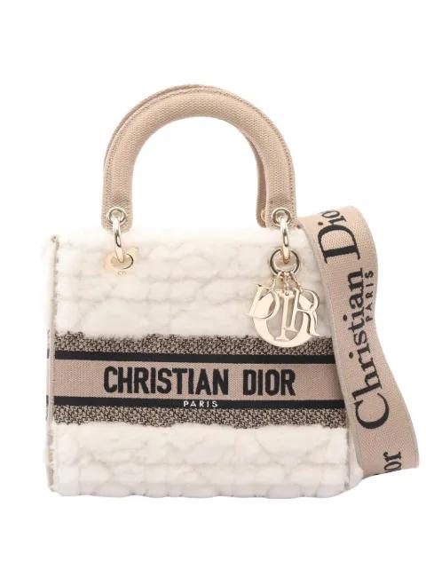 2010-2026 Medium Shearling Lady D Lite satchel by CHRISTIAN DIOR 