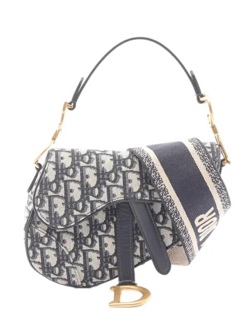 2010-2026 Mini Oblique Canvas Saddle Bag satchel by CHRISTIAN DIOR 