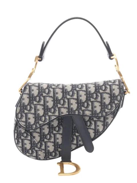 2010-2026 Oblique Canvas Saddle Bag satchel by CHRISTIAN DIOR 