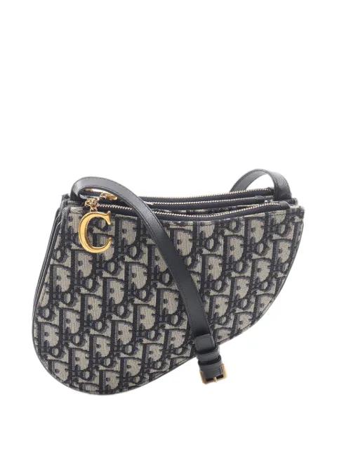 2010-2026 Oblique Canvas Saddle Triple Zip crossbody bag by CHRISTIAN DIOR 