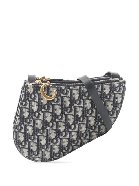 2010-2026 Oblique Canvas Saddle Triple Zip crossbody bag by CHRISTIAN DIOR 