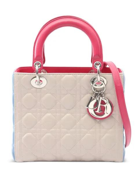 2010 Canage Lady Dior leather handbag by CHRISTIAN DIOR 