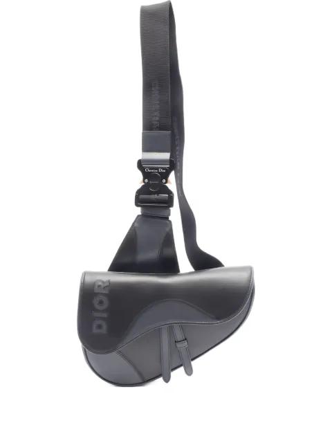 2010s Saddle leather belt bag by CHRISTIAN DIOR 