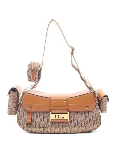 2010s Street Chic Trotter canvas shoulder bag by CHRISTIAN DIOR 