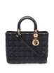 2010s large Lady Dior Cannage tote bag by CHRISTIAN DIOR 