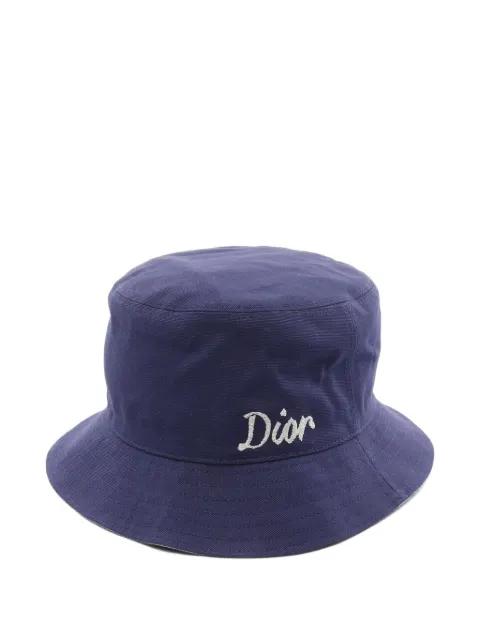2010s logo-embroidered cotton hat by CHRISTIAN DIOR 