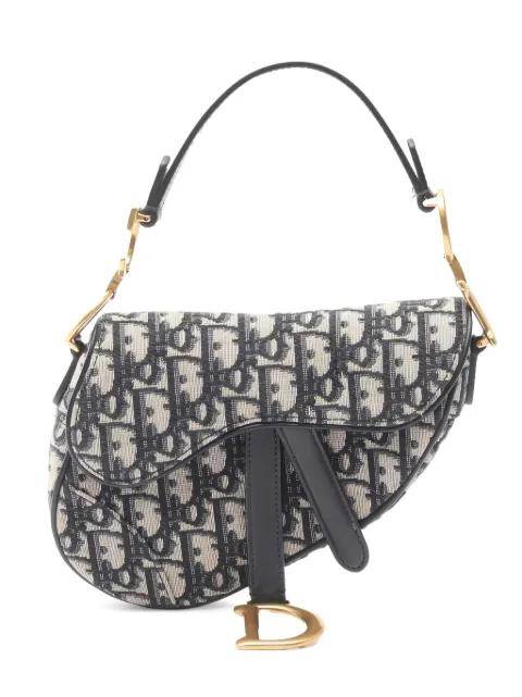 2010s mini Oblique jacquard Saddle shoulder bag by CHRISTIAN DIOR 