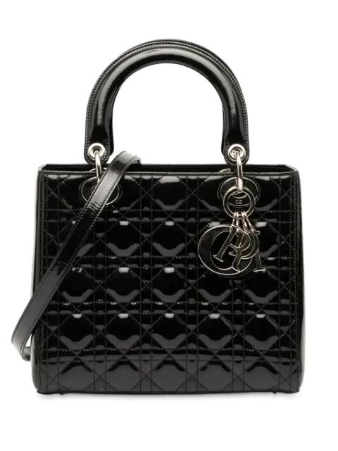 2012 Medium Patent Cannage Lady Dior satchel by CHRISTIAN DIOR 2012 Medium Patent Cannage Lady Dior satchel by CHRISTIAN DIOR