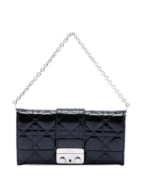 2012 Patent Cannage Miss Dior Wallet on Chain crossbody bag by CHRISTIAN DIOR 
