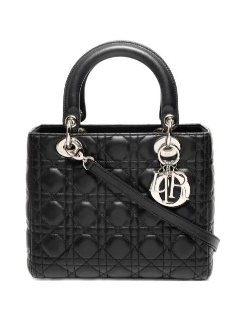 2012 medium Lady Dior quilted handbag by CHRISTIAN DIOR 