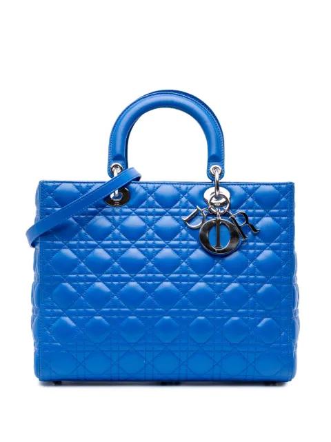 2013 Large Lambskin Cannage Lady Dior satchel by CHRISTIAN DIOR 2013 Large Lambskin Cannage Lady Dior satchel by CHRISTIAN DIOR