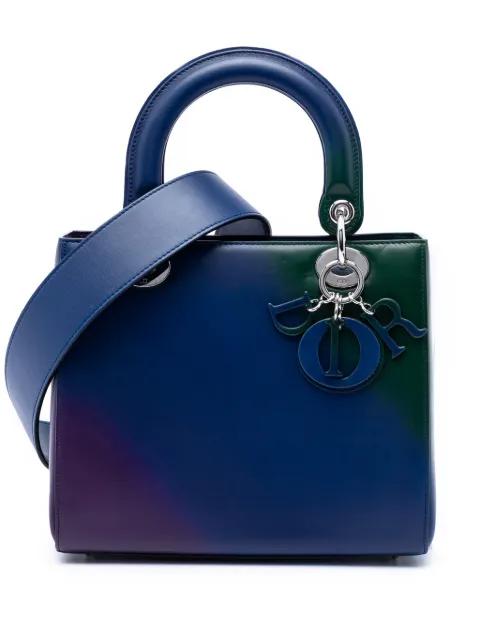 2013 Medium Ombre Calfskin Lady Dior satchel by CHRISTIAN DIOR 