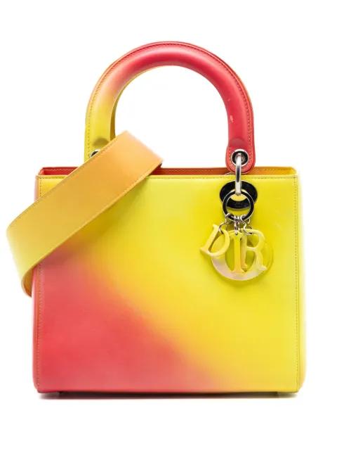 2013 Medium Ombre Calfskin Lady Dior satchel by CHRISTIAN DIOR 