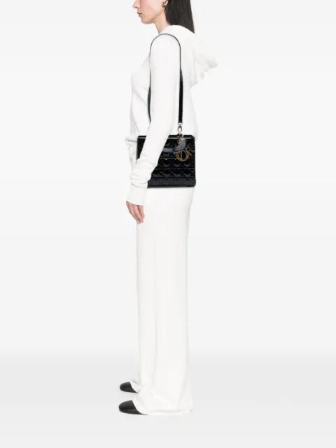 2013 Medium Patent Cannage Lady Dior satchel by CHRISTIAN DIOR 