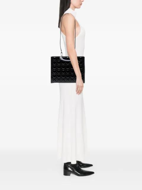 2014 Large Patent Cannage Lady Dior satchel by CHRISTIAN DIOR 