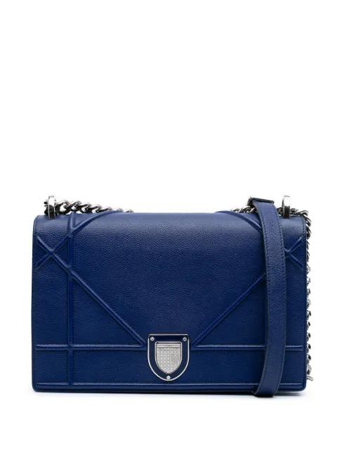 2015 Medium Grained Calfskin Diorama Flap crossbody bag by CHRISTIAN DIOR 