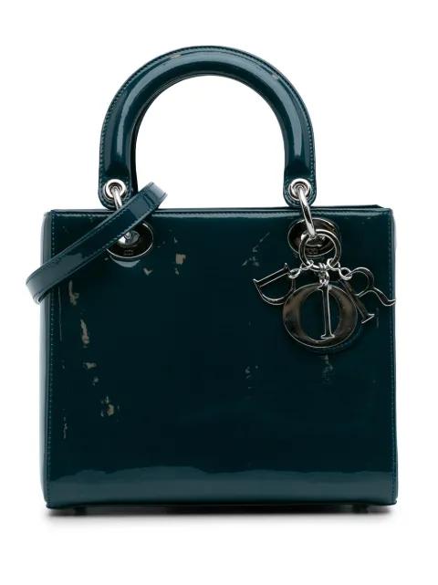 2015 Medium Patent Lady Dior satchel by CHRISTIAN DIOR 